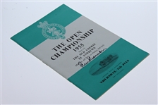 Peter Thomson Signed 1955 Open at St. Andrews Program with Thurs-Fri Pairing Sheets JSA ALOA