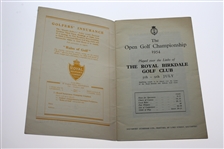 1954 Open Championship at Royal Birkdale Program - Wednesday - Peter Thomson Winner