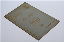 1954 Open Championship at Royal Birkdale Program - Wednesday - Peter Thomson Winner