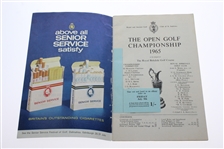 1965 Open Championship at Royal Birkdale Program - Peter Thomson Winner