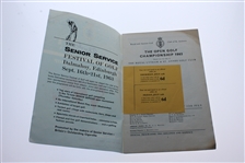 Bob Charles Signed 1963 Open Championship at Royal Lytham & St. Annes Program