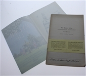 1953 Ryder Cup at Wentworh Golf Club Program - US Wins 6 1/2 - 5 1/2