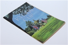 1953 Ryder Cup at Wentworh Golf Club Program - US Wins 6 1/2 - 5 1/2