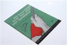 Doug Sanders Signed 1962 St. Paul Open Tournament Program JSA ALOA