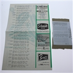 Doug Sanders Signed 1962 St. Paul Open Tournament Program JSA ALOA