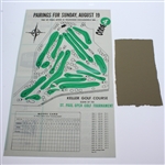 Doug Sanders Signed 1962 St. Paul Open Tournament Program JSA ALOA