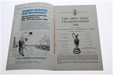 Jack Nicklaus Signed 1966 Open Championship at Muirfield Program JSA ALOA