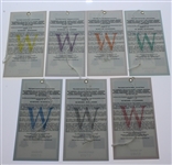 David Toms Signed Complete Set of 2001 PGA Championship Tickets #07469 JSA ALOA