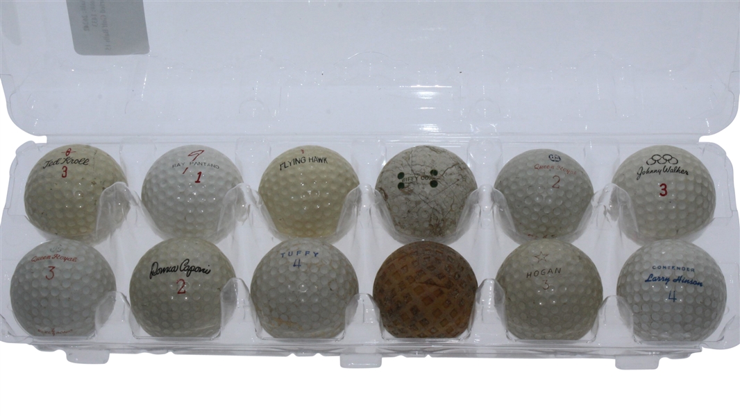 Dozen Assorted Classic Golf Balls