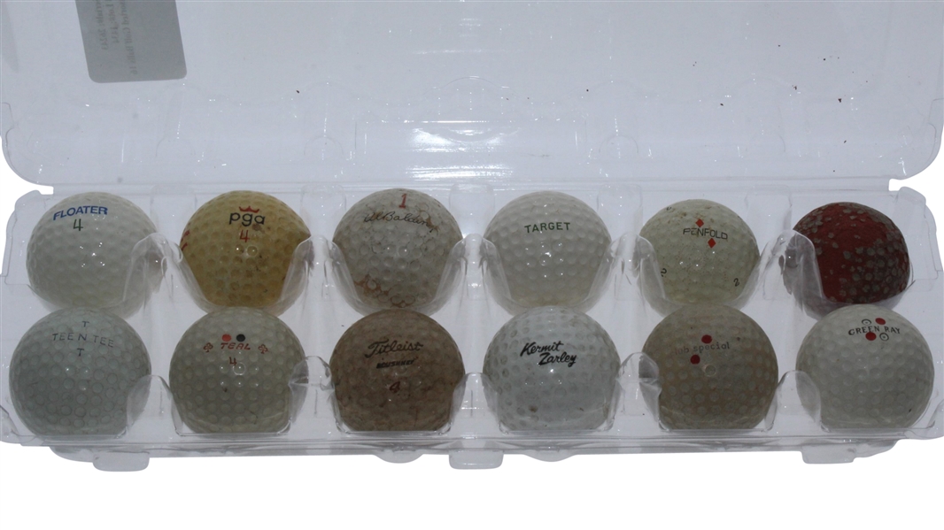 Dozen Assorted Classic Golf Balls
