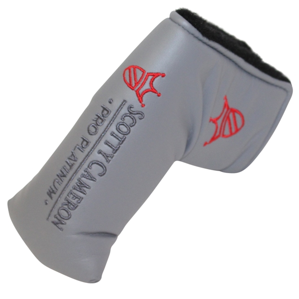 Scotty Cameron 2000 Pro Platinum Grey Red Fill Headcover