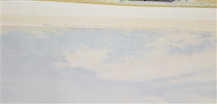 1960 Masters '7th Green - Augusta' Arthur Weaver Signed 'The Masters' Print JSA ALOA
