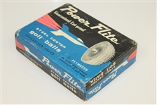 Plymouth Power Flite Steel Center Golf Balls - Three Sleeves and Original Box - Roth Collection