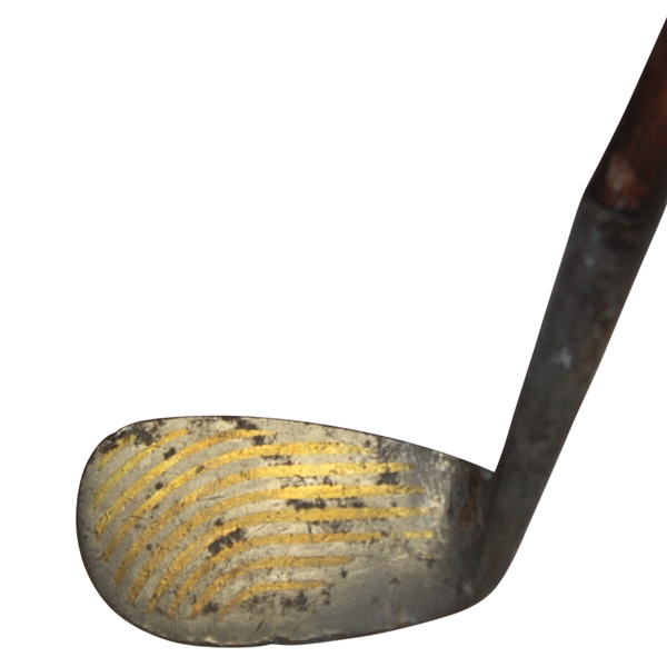 Geo. F. Spalding Kro-Flite Waterfall Niblick - Bronze Filled Grooves