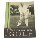 1930s Instructional Booklet Walter Hagen The How and Why of Golf