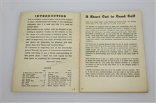 1930's Instructional Booklet Walter Hagen 'The How and Why of Golf'
