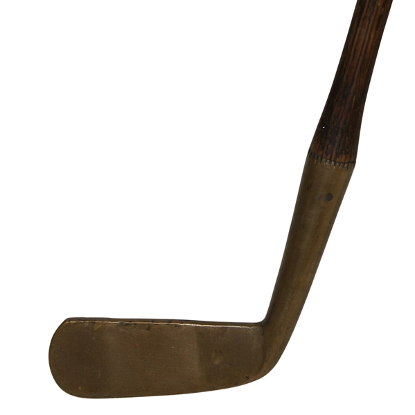 A.G. Spalding & Bros Morristown Trademark Makers Ladies Brass Head Putter with Shaft Stamp