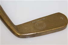 A.G. Spalding & Bros Morristown Trademark Makers Ladies Brass Head Putter with Shaft Stamp