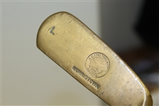 A.G. Spalding & Bros Morristown Trademark Makers Ladies Brass Head Putter with Shaft Stamp