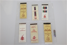 Eighteen Vintage Golf Club Matchbooks - St. Andrews, Pine Valley, Merion Cricket Club, & More