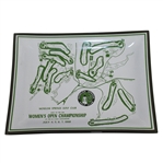 1968 Womens Open Championship at Moselem Springs GC Glass Tray/Plate