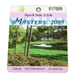 2009 Masters Tournament Badge #R17009 - Angel Cabrera Winner
