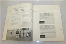 1931 US Open Championship at Inverness Program - Billy Burke Winner
