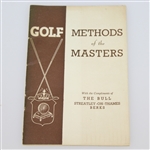 1934 Golf Methods of the Masters Booklet by James C. MacBeth