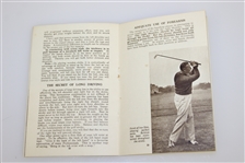 1934 'Golf Methods of the Masters' Booklet by James C. MacBeth