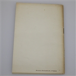 1934 'Golf Methods of the Masters' Booklet by James C. MacBeth