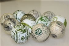 One Dozen 'Money' Logo Golf Balls - Multiple Styles