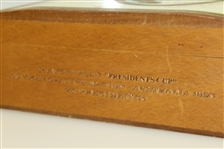 The President's Cup Match Play Commemorative Edition Wood Cigar Box - Australia - 1998