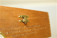 The President's Cup Match Play Commemorative Edition Wood Cigar Box - Australia - 1998
