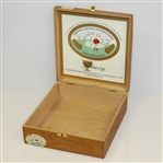 The President's Cup Match Play Commemorative Edition Wood Cigar Box - Australia - 1998