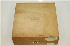 The President's Cup Match Play Commemorative Edition Wood Cigar Box - Australia - 1998