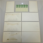 Eight Bobby Jones Cachets & Fifteen Bobby Jones Stamps