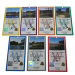 David Toms Signed Complete Set of 2001 PGA Championship Tickets #07469 JSA ALOA