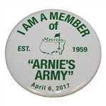 Masters "Arnies Army" Collectible Member Pin Commemorating Arnold Palmer "est 1959"