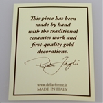 Augusta National Clubhouse Hand Painted Ceramic Masters Dish - Made in Italy