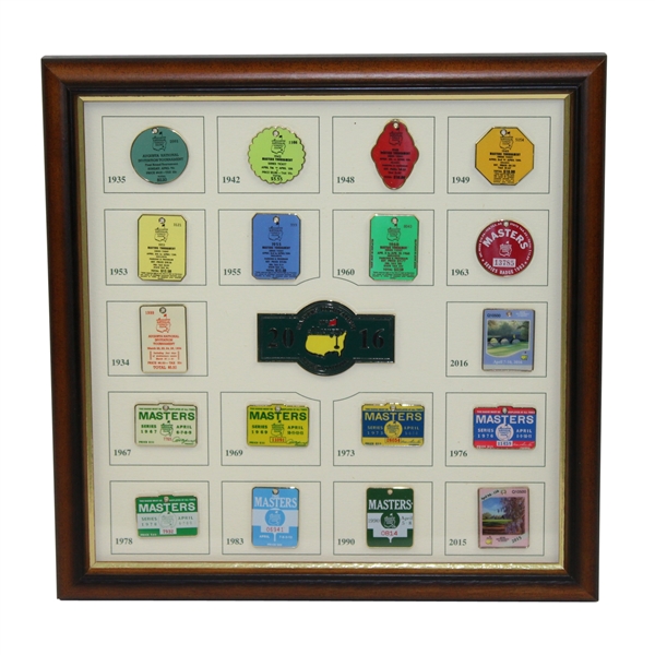 Limited Edition Masters 2016 Commemorative Pin Set - Vintage Masters Badge Theme-Limited to 350 Issued #198