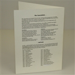 1989 AGW Annual Dinner Menu with Palmer as Guest of Honor & in Green Jacket - R&A