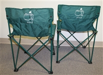 Two 2002 Masters Tournament Folding Chairs 