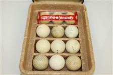 Spalding Dot Golf Balls in Decorative Tin - William Innes Painting