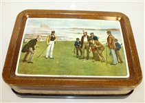 Spalding Dot Golf Balls in Decorative Tin - William Innes Painting