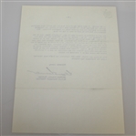 Four 1960 Augusta National Golf Club Masters Tournament Press Releases - 8 Pages