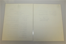 Four 1960 Augusta National Golf Club Masters Tournament Press Releases - 8 Pages