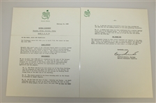Four 1960 Augusta National Golf Club Masters Tournament Press Releases - 8 Pages