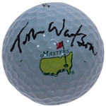 Tom Watson Signed Masters Logo Golf Ball JSA ALOA