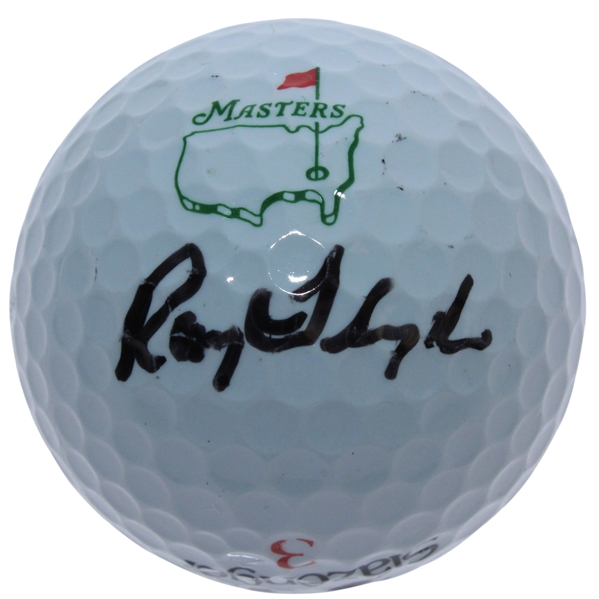 Ray Floyd Signed Masters Logo Golf Ball JSA ALOA
