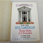 1941 US Open at Colonial Country Club Program with Cover - Craig Wood Winner 